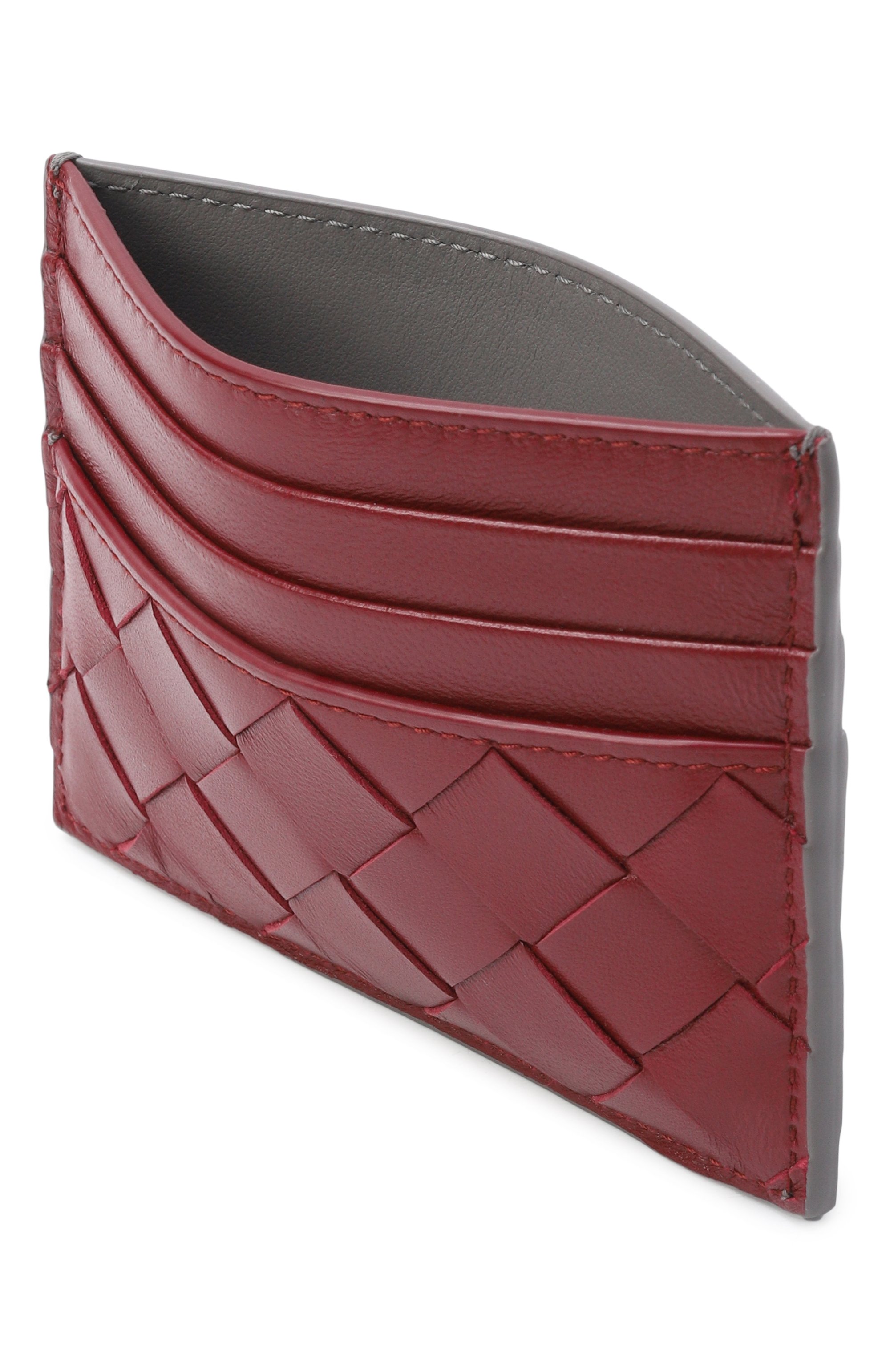 Кожаный футляр для кредитных карт BOTTEGA VENETA разноцветного цвета по цене 49950 руб., арт. 796324/V1G14, фото 3 Кожаный футляр для кредитных карт BOTTEGA VENETA, арт. 796324/V1G14, фото 3