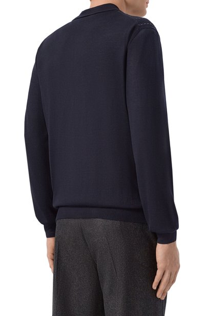 Поло из шерсти и шелка CORNELIANI, арт. 28M563/2A25101, фото 4