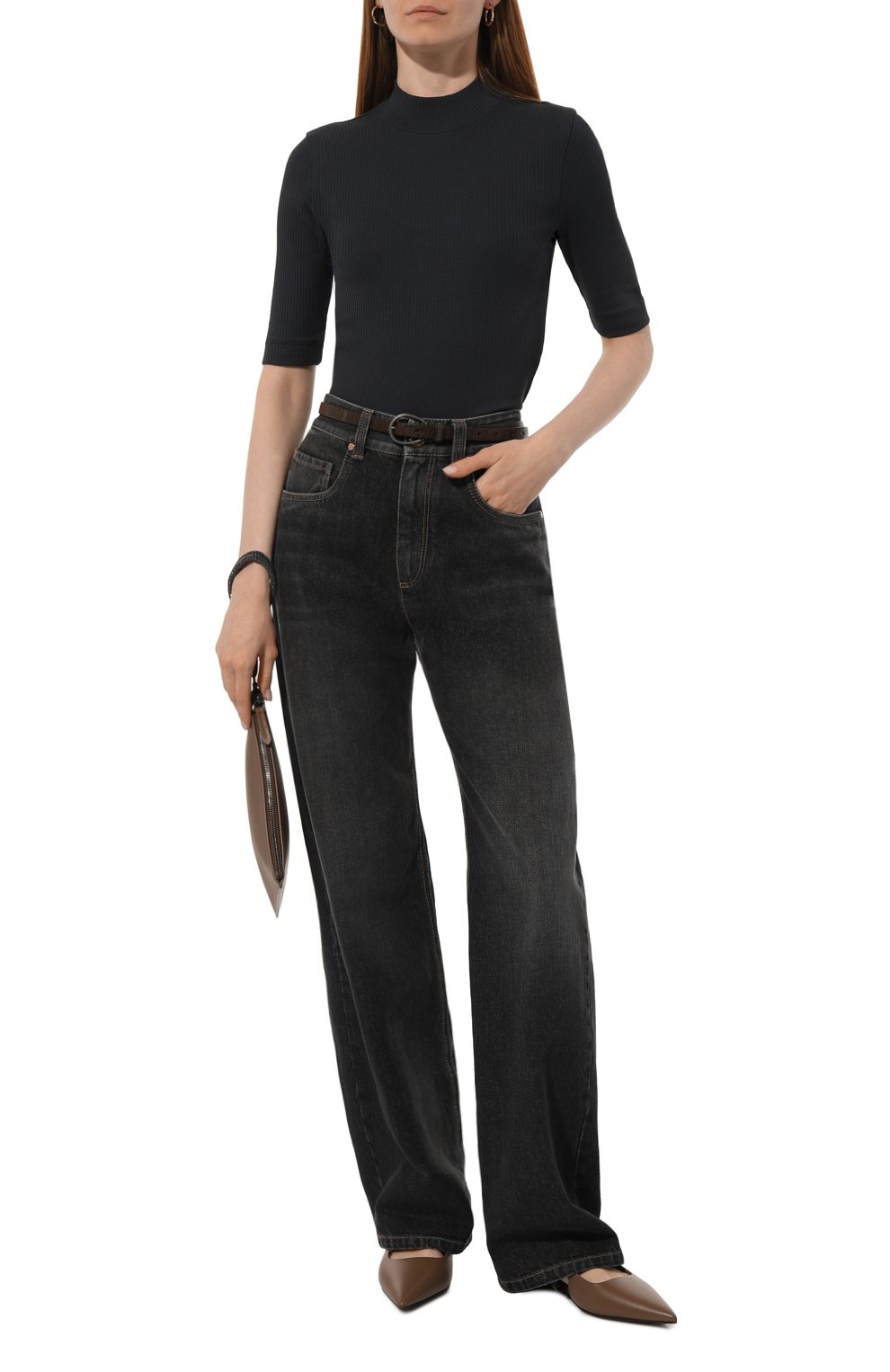 Хлопковый пуловер BRUNELLO CUCINELLI, арт. MP990BM114, фото 2