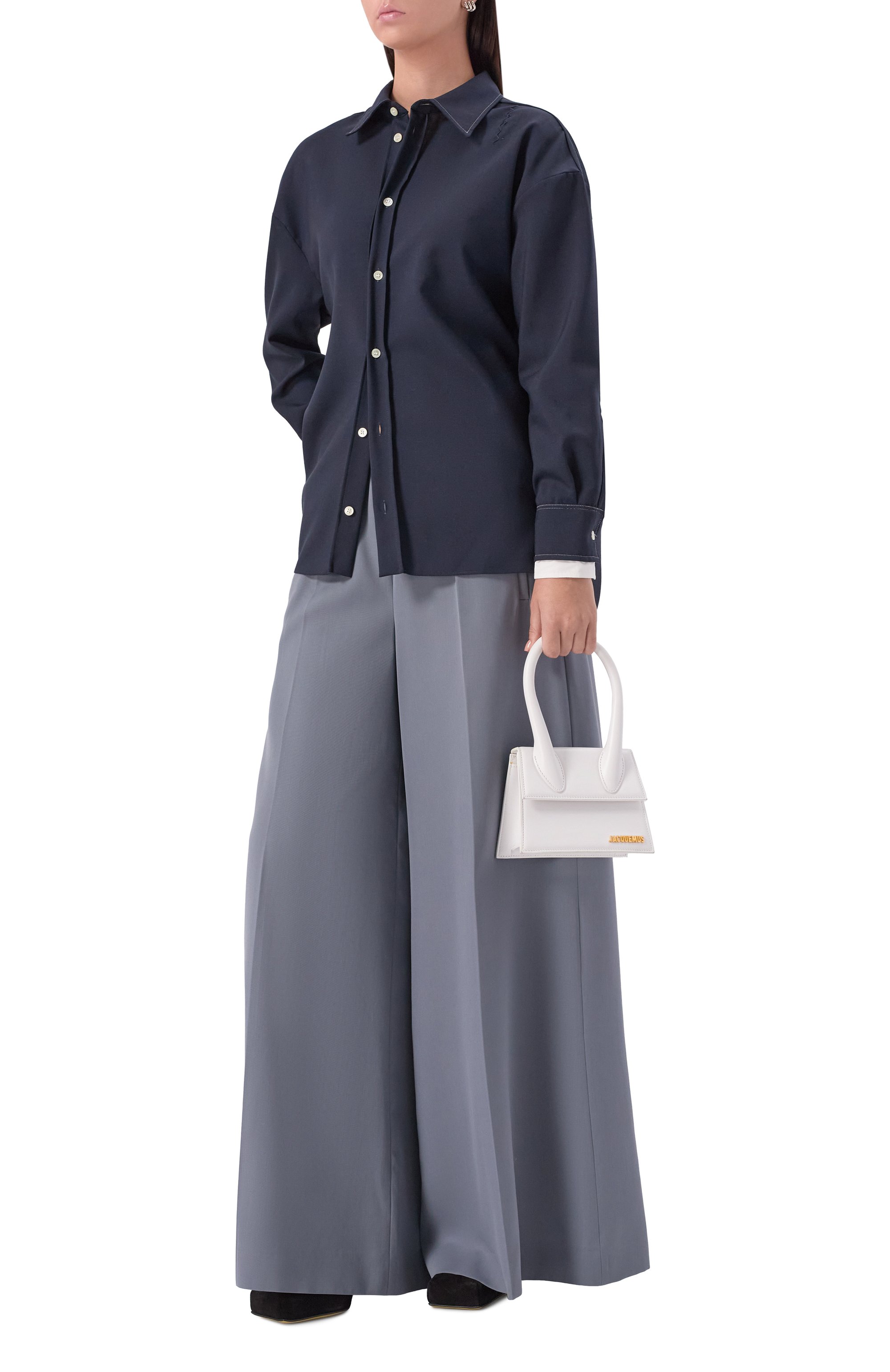 Шерстяные брюки MARNI, арт. PAMA0604A0/UTWA32, фото 2