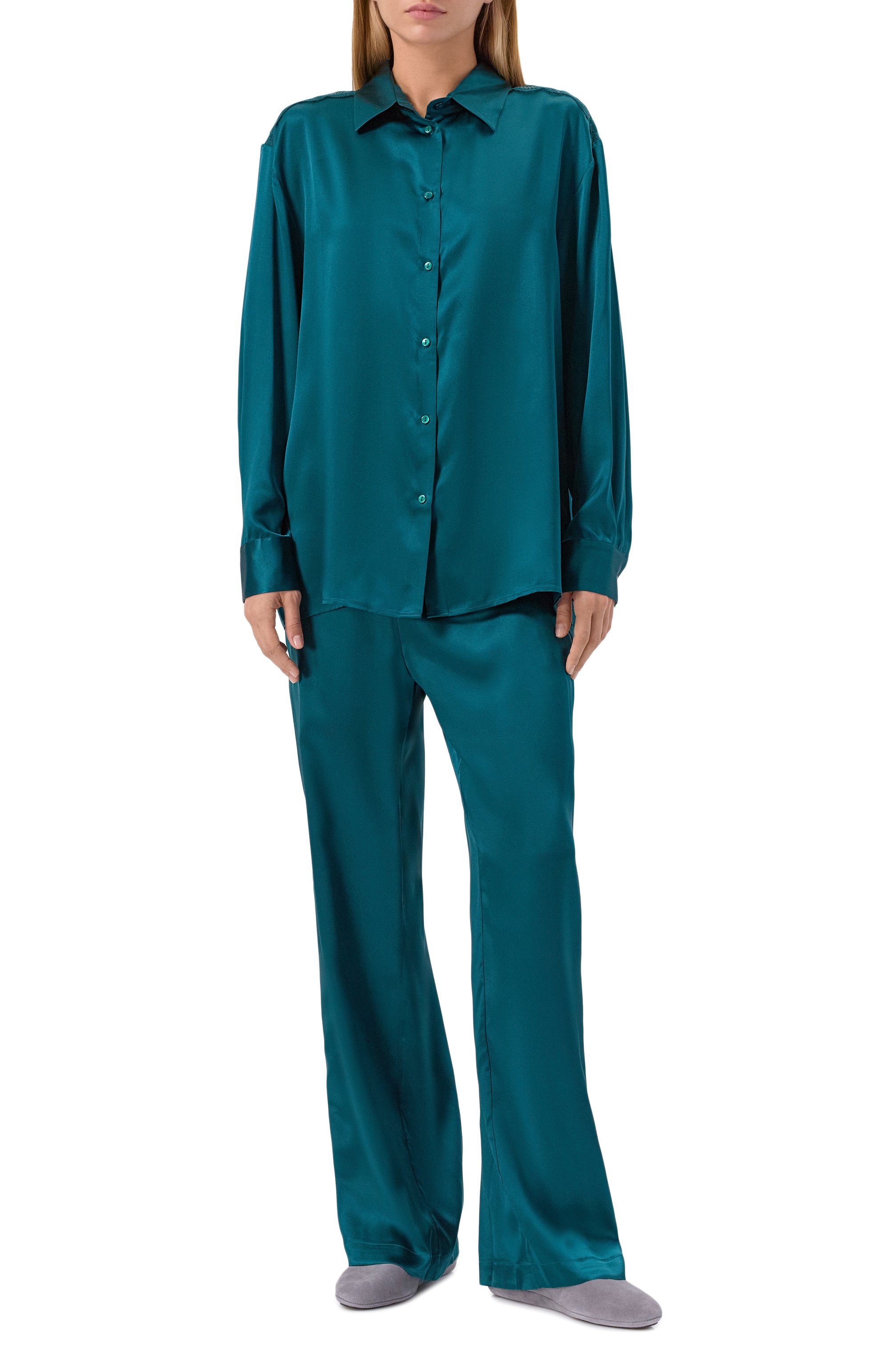 Шелковая рубашка SIMONE PERELE, арт. 1F8957, фото 2