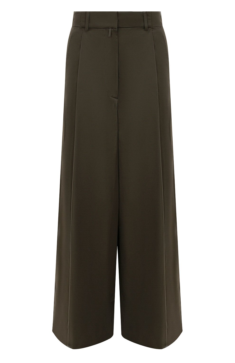 Брюки DRIES VAN NOTEN хаки цвета по цене 54950 руб., арт. 221-010942-4027, фото 1 Брюки DRIES VAN NOTEN, арт. 221-010942-4027, фото 1