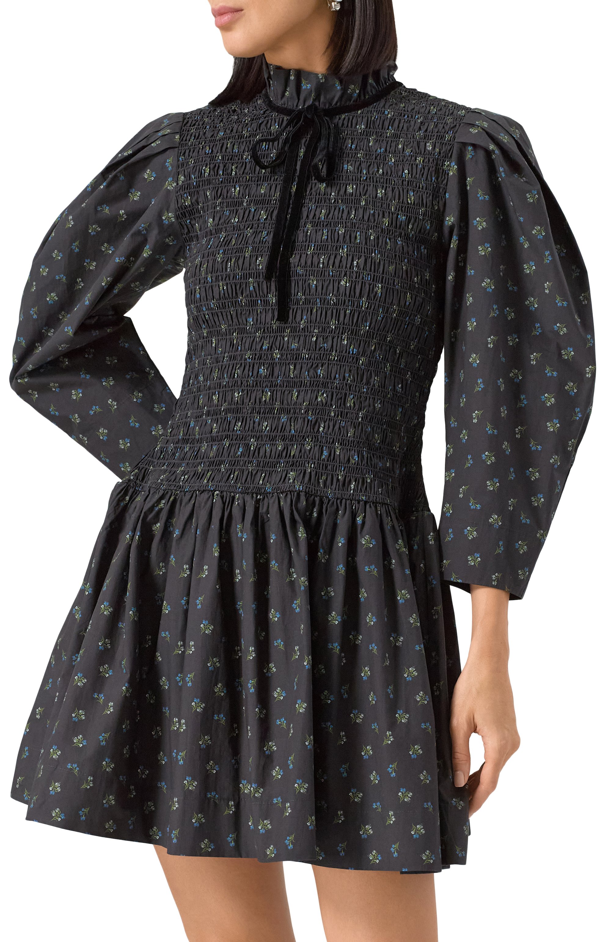 Хлопковое платье GANNI, арт. W0074, фото 3