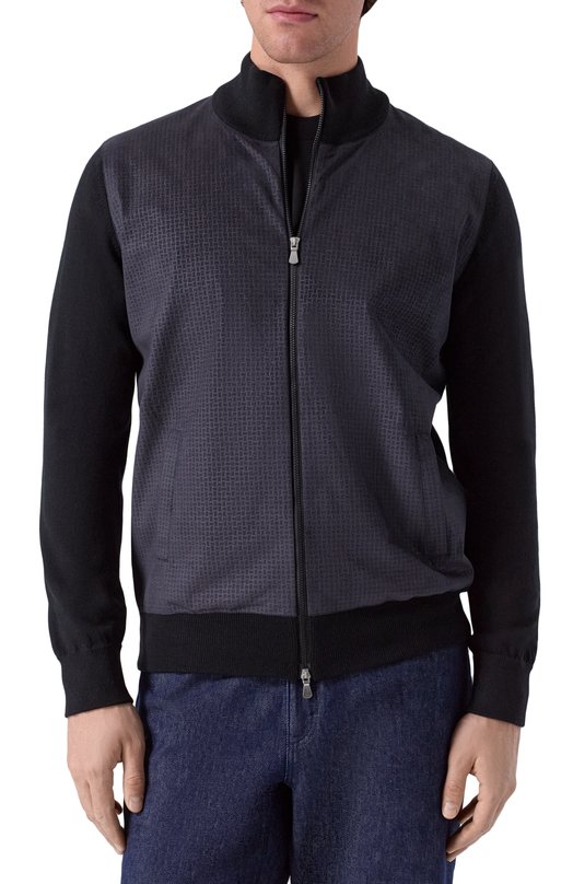 Шерстяной кардиган Gran Sasso 57155/14217 Чёрный  57155/14217 Фото 3