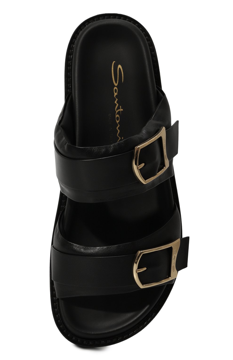 Кожаные шлепанцы SANTONI, арт. WHRI70745G0MTTV2N01, фото 6