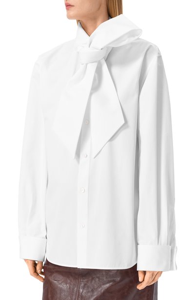 Хлопковая рубашка SAINT LAURENT, арт. 865302/Y1H48, фото 3