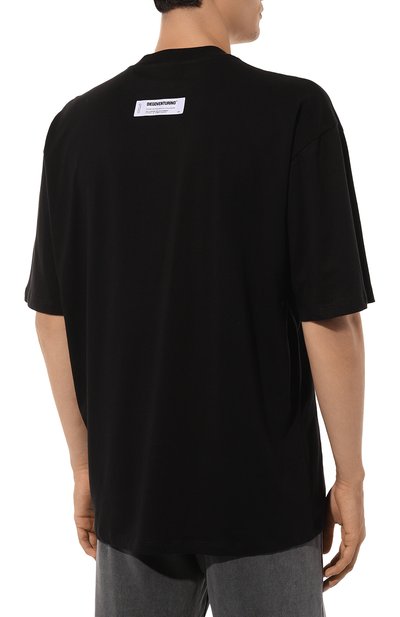Хлопковая футболка DIEGO VENTURINO, арт. D3W4DVTS0ML0, фото 4