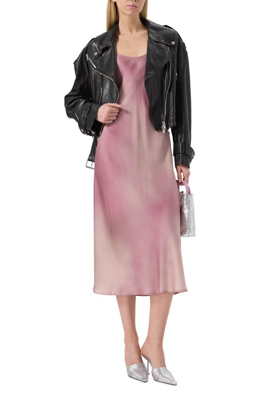 Платье из вискозы Acne Studios FN-WN-DRES001374/A20777 Розовый  FN-WN-DRES001374/A20777 Фото 2