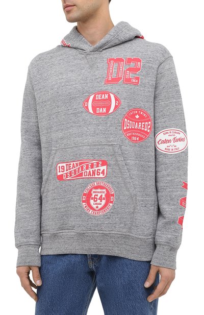 Хлопковое худи DSQUARED2, арт. S74GU0415/S25463, фото 3