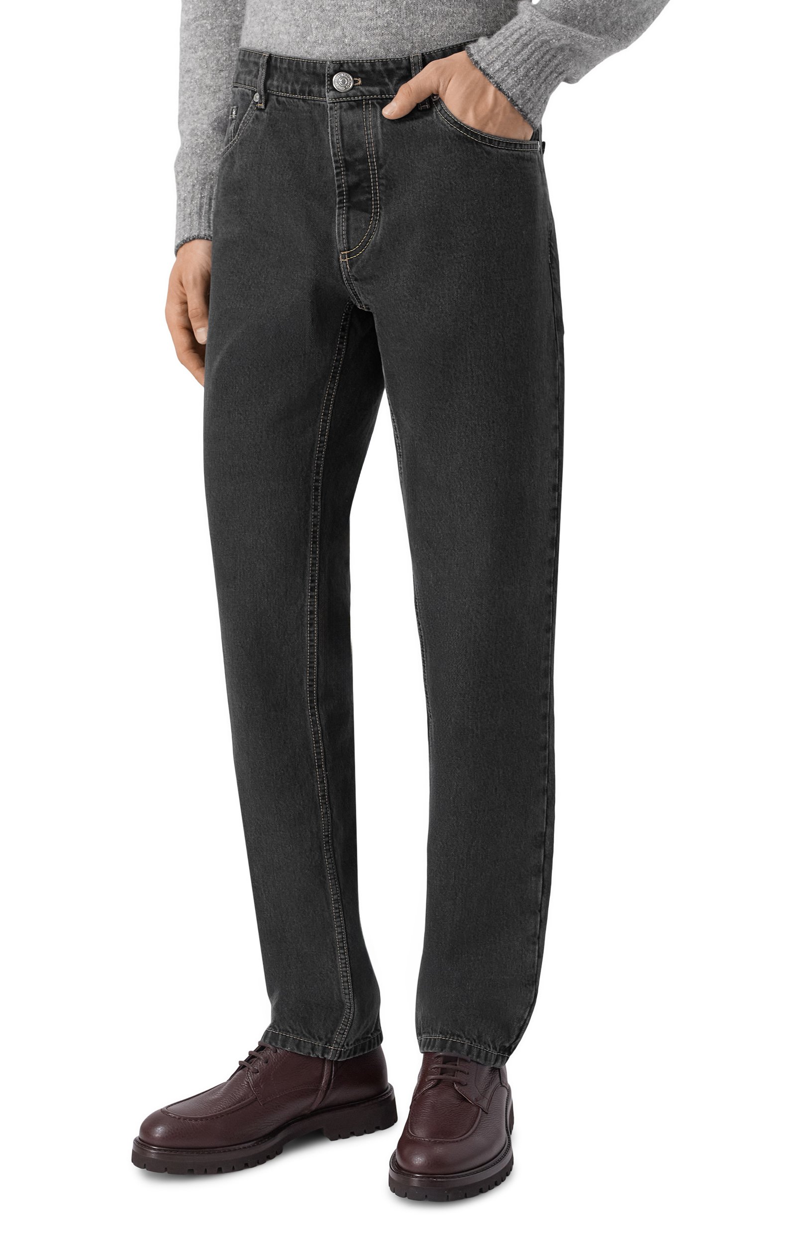 Джинсы traditional fit BRUNELLO CUCINELLI, арт. M240PB3210, фото 3