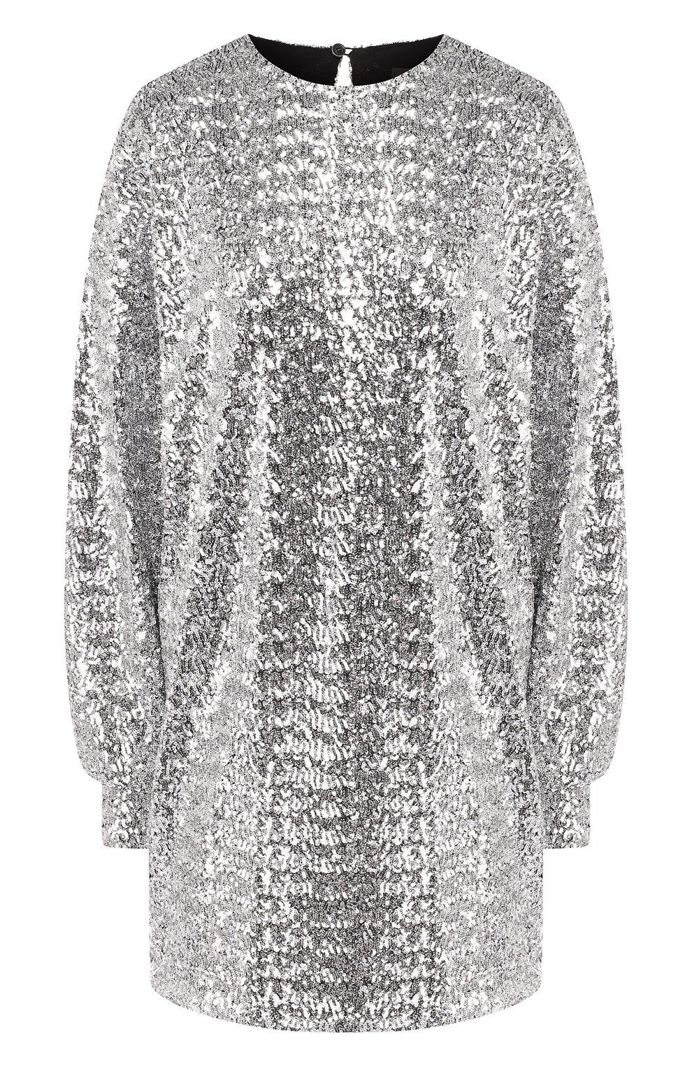 Платье с пайетками ISABEL MARANT серебряного цвета по цене 64400 руб., арт. R01454-19E023I/0LIA, фото 1 Платье с пайетками ISABEL MARANT, арт. R01454-19E023I/0LIA, фото 1