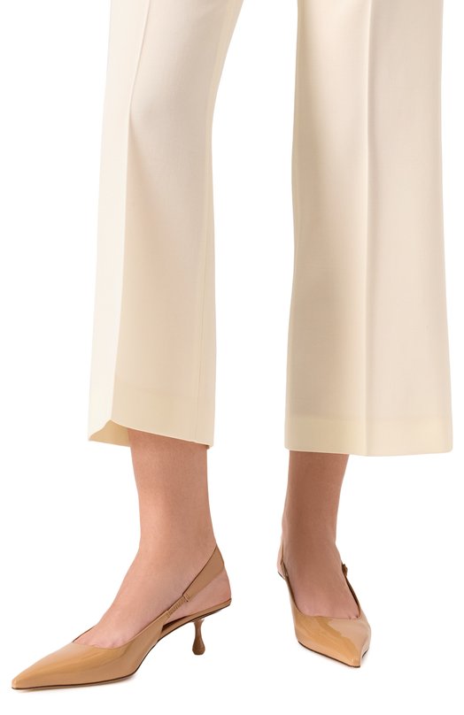 Кожаные туфли Amel 50 Jimmy Choo AMEL 50 Бежевый  AMEL 50 Фото 3