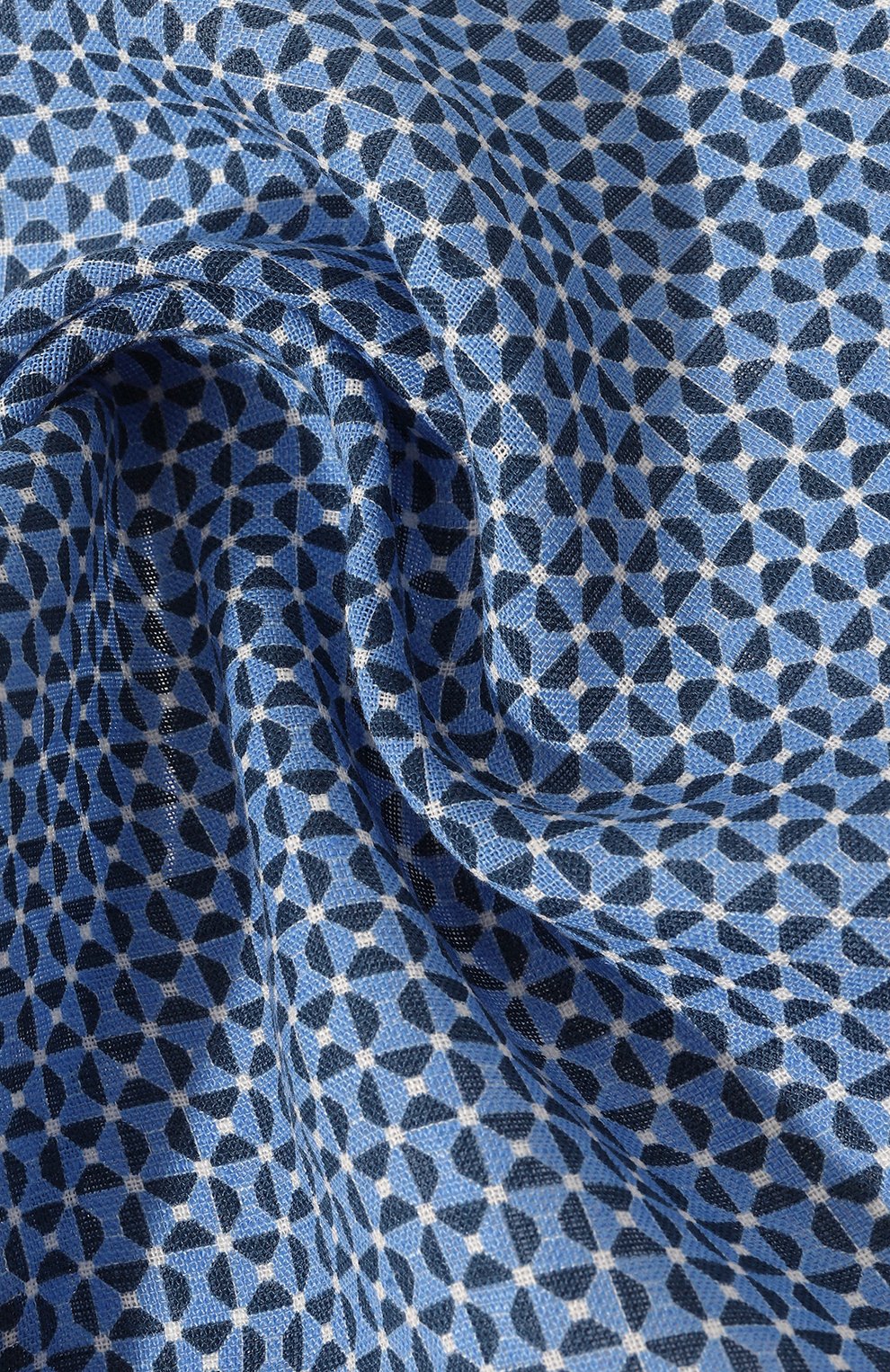 Льняной платок ALTEA голубого цвета по цене 5645 руб., арт. 2358408, фото 2 Льняной платок ALTEA, арт. 2358408, фото 2