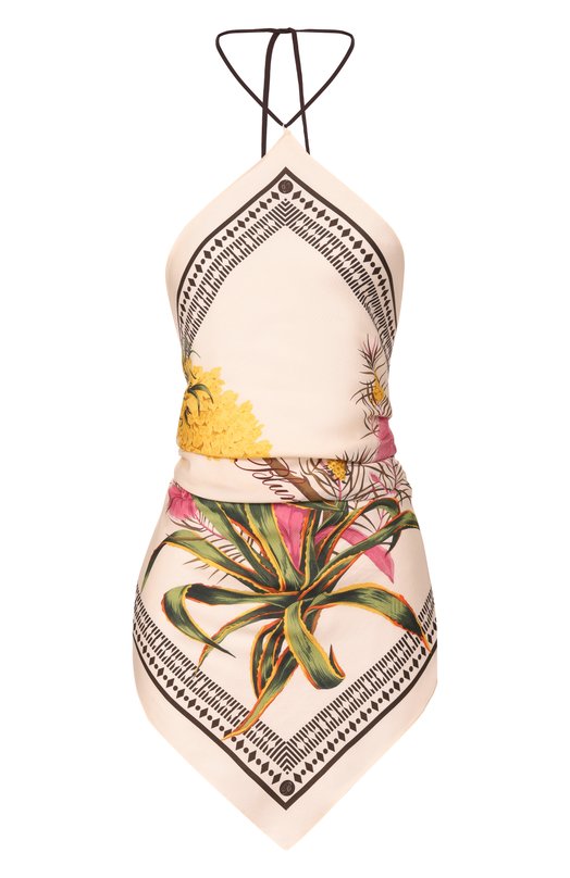 Топ из вискозы Blumarine 2C438A Кремовый 2C438A