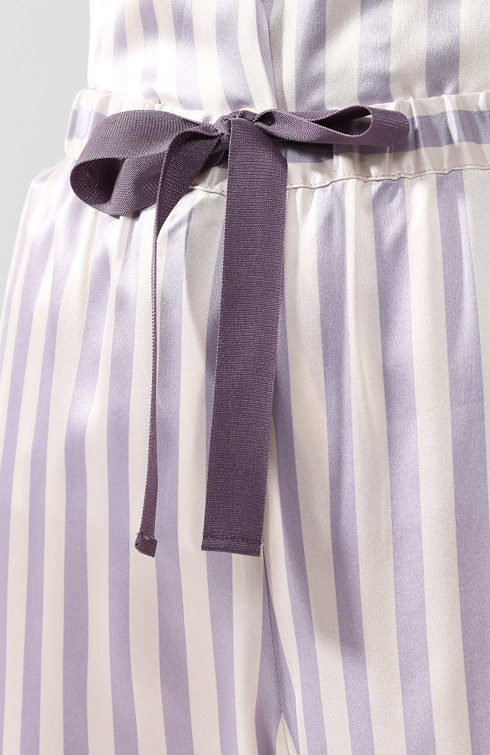 Домашние шелковые брюки в полоску MORGAN LANE, арт. 18N54LV LAVENDER, фото 5