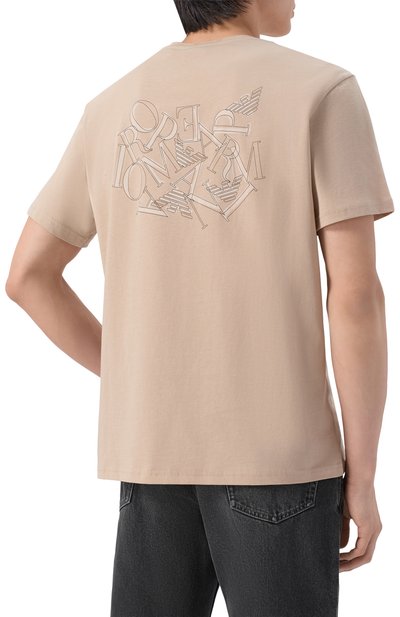 Хлопковая футболка EMPORIO ARMANI, арт. EM000574/AF20451, фото 4