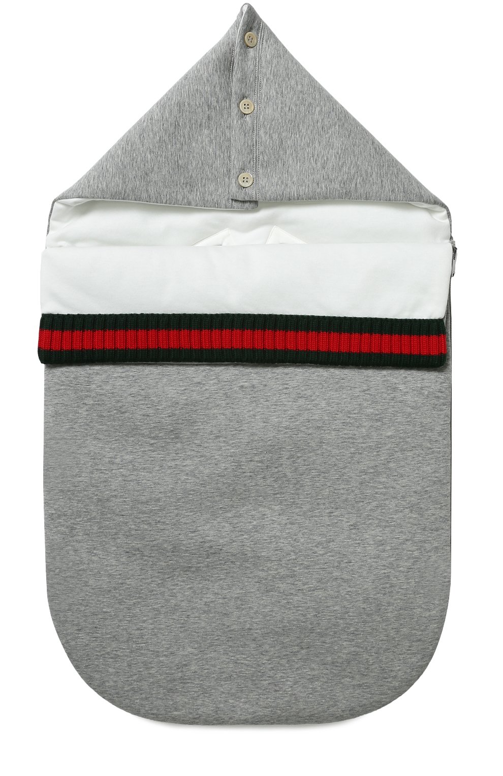 Хлопковый конверт с вязаной отделкой GUCCI, арт. 478417/X9A87, фото 1