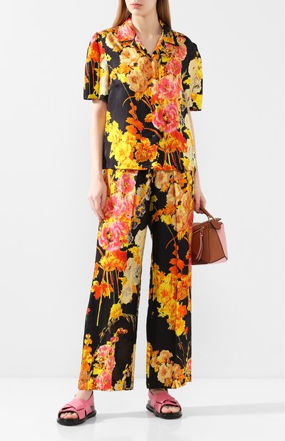 Брюки из вискозы DRIES VAN NOTEN, арт. 201-30983-9404, фото 2