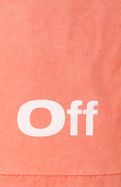 Плавки-шорты OFF-WHITE кораллового цвета по цене 43950 руб., арт. 0MFA020F22FAB002, фото 4 Плавки-шорты OFF-WHITE, арт. 0MFA020F22FAB002, фото 4