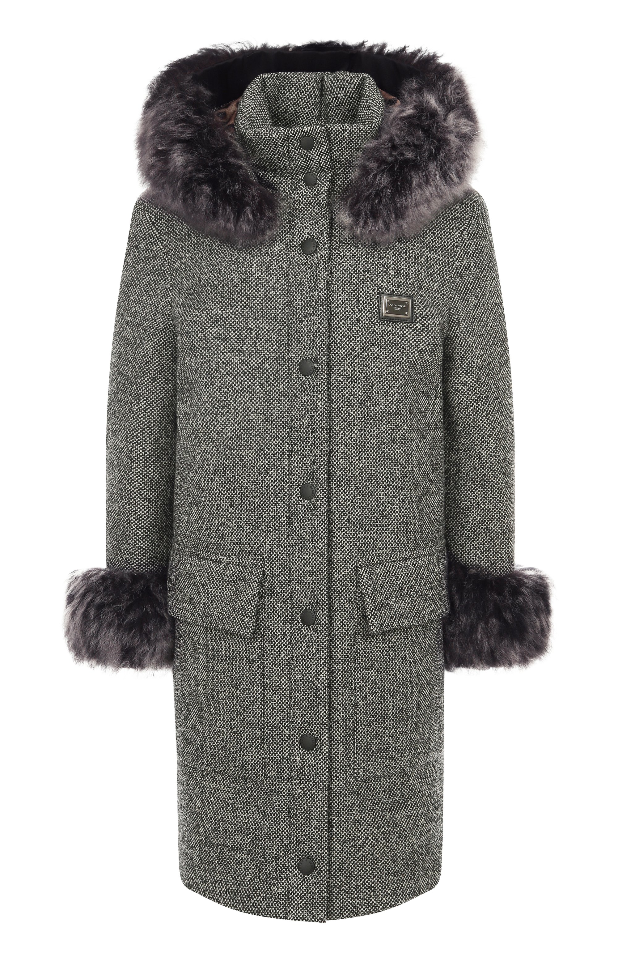 Шерстяной пуховик DOLCE & GABBANA, а�рт. F9S84T/FMZAU, фото 1