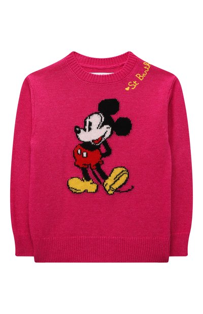 Пуловер из шерсти и вискозы MC2 SAINT BARTH фуксия цвета по цене 16700 руб., арт. STBK PRINCESS/PRC0001/01411C/4-8, фото 1 Пуловер из шерсти и вискозы MC2 SAINT BARTH, арт. STBK PRINCESS/PRC0001/01411C/4-8, фото 1