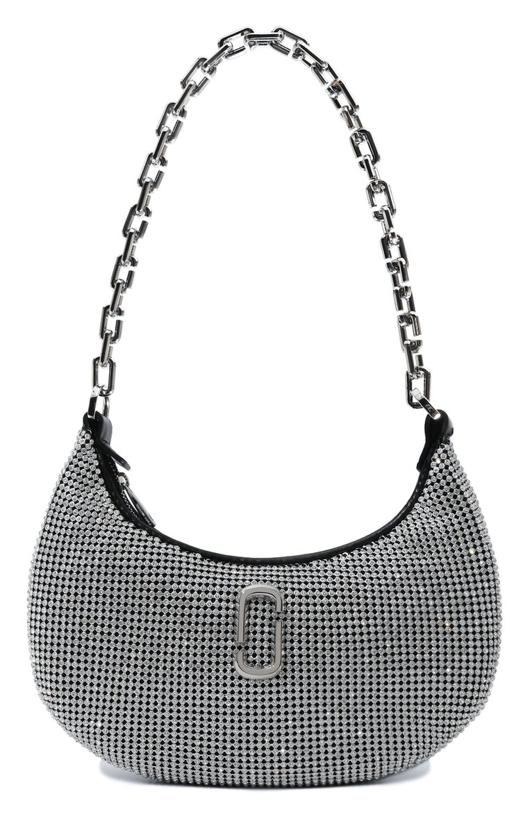 Женская сумка the curve MARC JACOBS (THE) серебряного цвета, арт. 2R3HSH056H01 | Фото 1 (Материал: Металл; Размер: small; Женское Кросс-КТ: Вечерняя сумка)