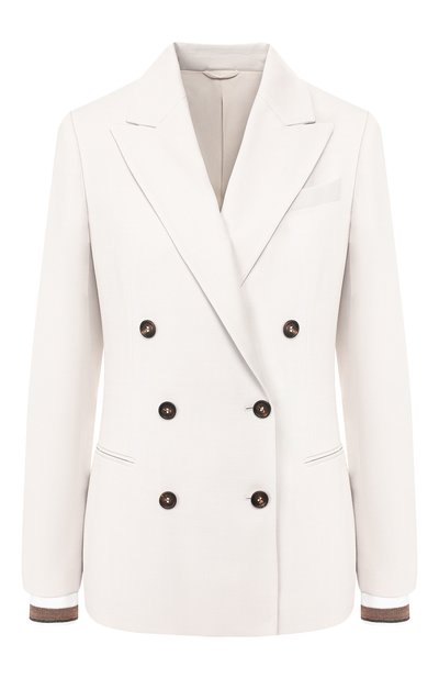 Женский двубортный жакет BRUNELLO CUCINELLI, арт. MB5218736P