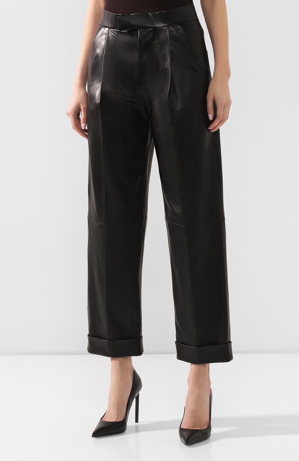 Кожаные брюки TOM FORD, арт. PAL676-LEX228, фото 3
