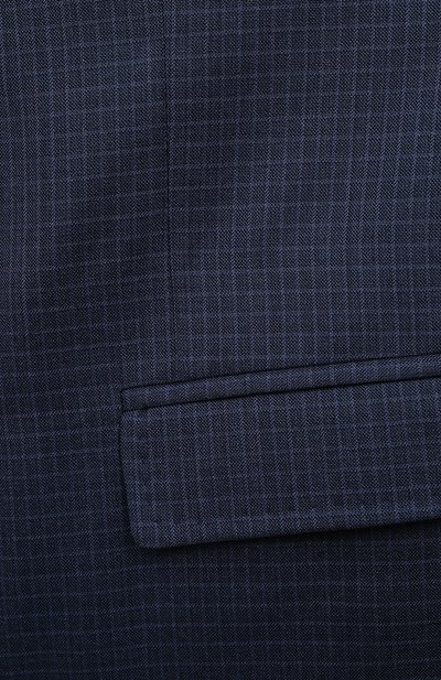 Шерстяной пиджак STEFANO RICCI JUNIOR синего цвета по цене 128500 руб., арт. Y1RF732000/C086HC, фото 3 Шерстяной пиджак STEFANO RICCI JUNIOR, арт. Y1RF732000/C086HC, фото 3