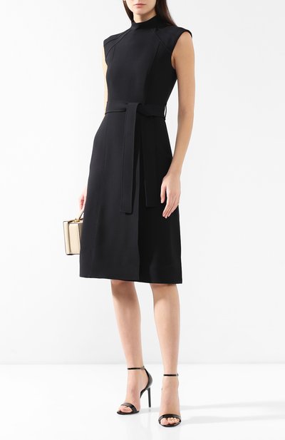 Платье из смеси шерсти и шелка BURBERRY, арт. 8007404, фото 2