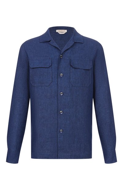 Мужская льняная рубашка CAPOBIANCO, арт. 20M515.LL00.