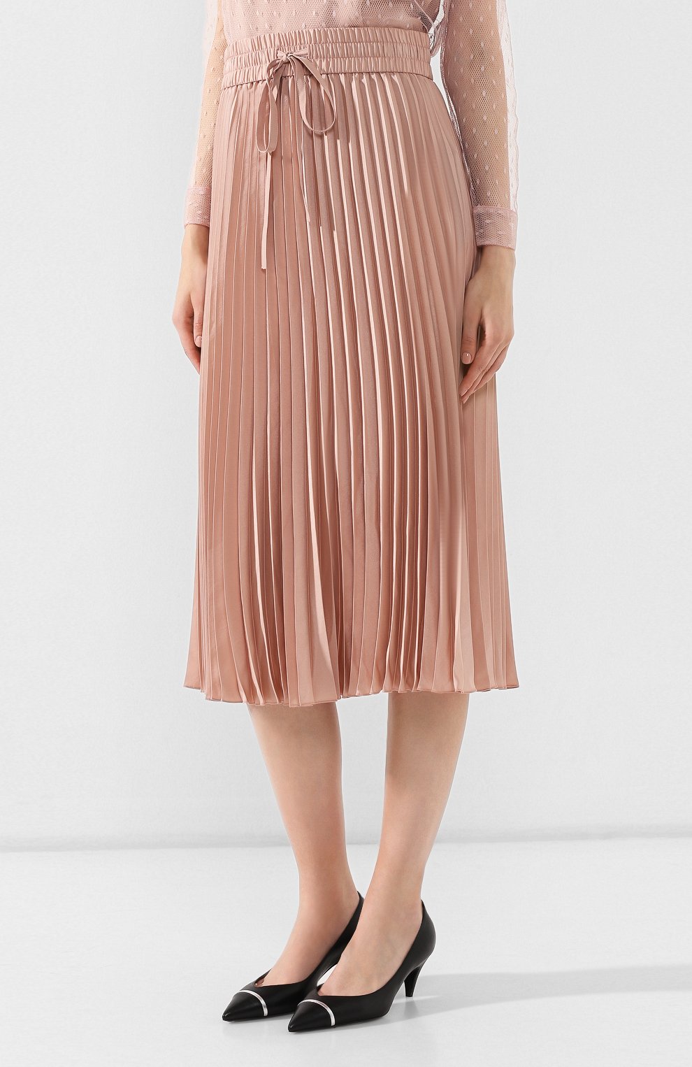Плиссированная юбка REDVALENTINO, арт. SR0RAB85/15S, фото 3