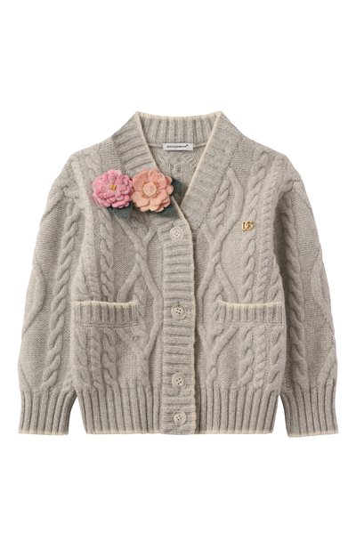 Кардиган из шерсти и кашемира DOLCE & GABBANA, арт. L5RWH3/JFMJF_SET
