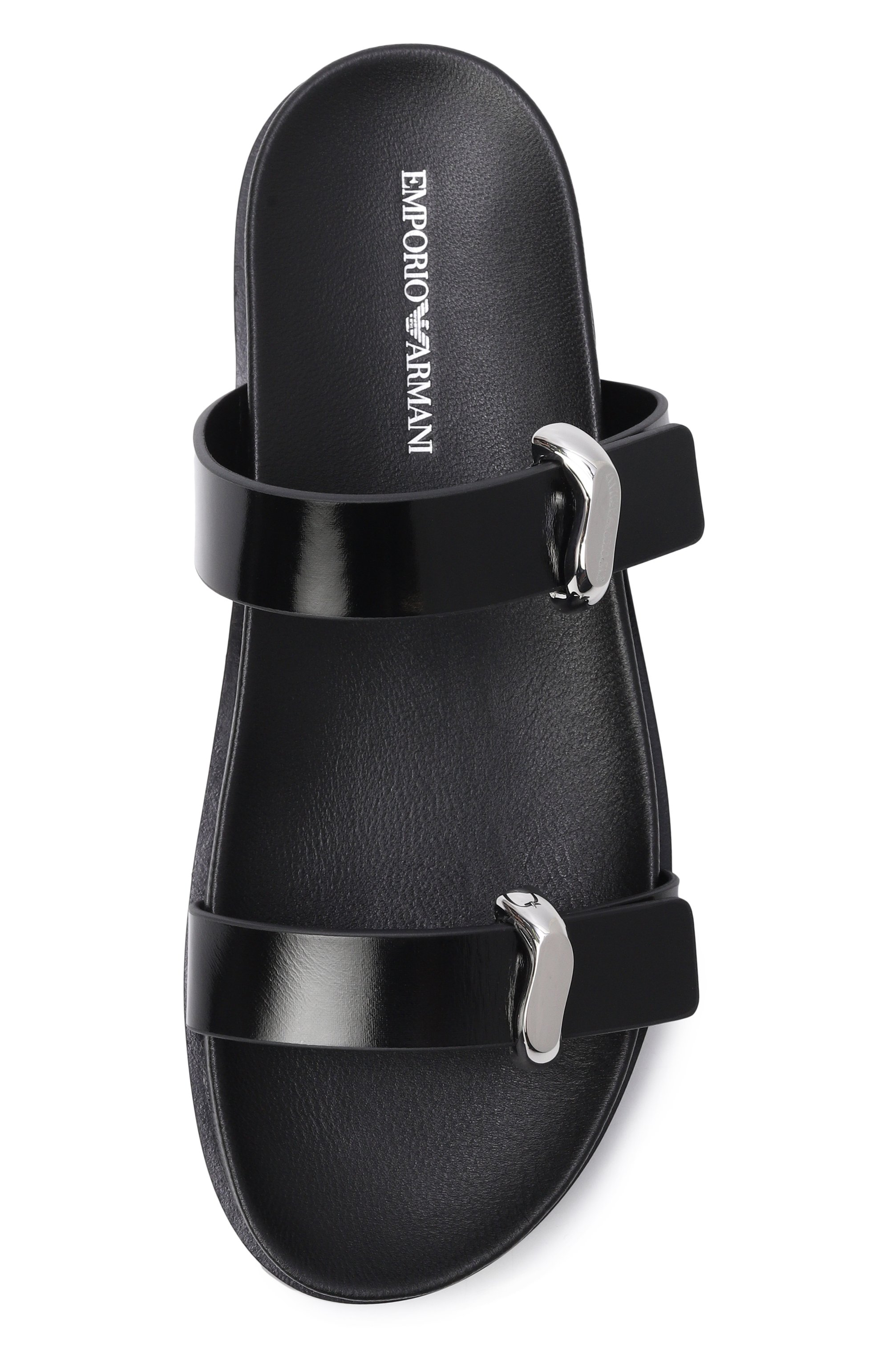 Кожаные шлепанцы EMPORIO ARMANI, арт. EW004050/AF21961, фото 6