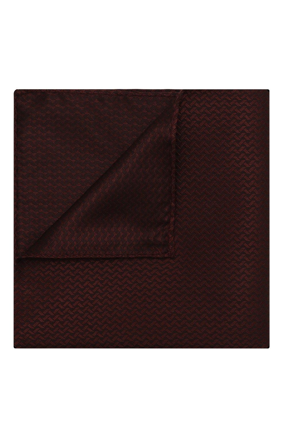 Шелковый платок GIORGIO ARMANI бордового цвета по цене 12050 руб., арт. 360023/3R903, фото 1 Шелковый платок GIORGIO ARMANI, арт. 360023/3R903, фото 1