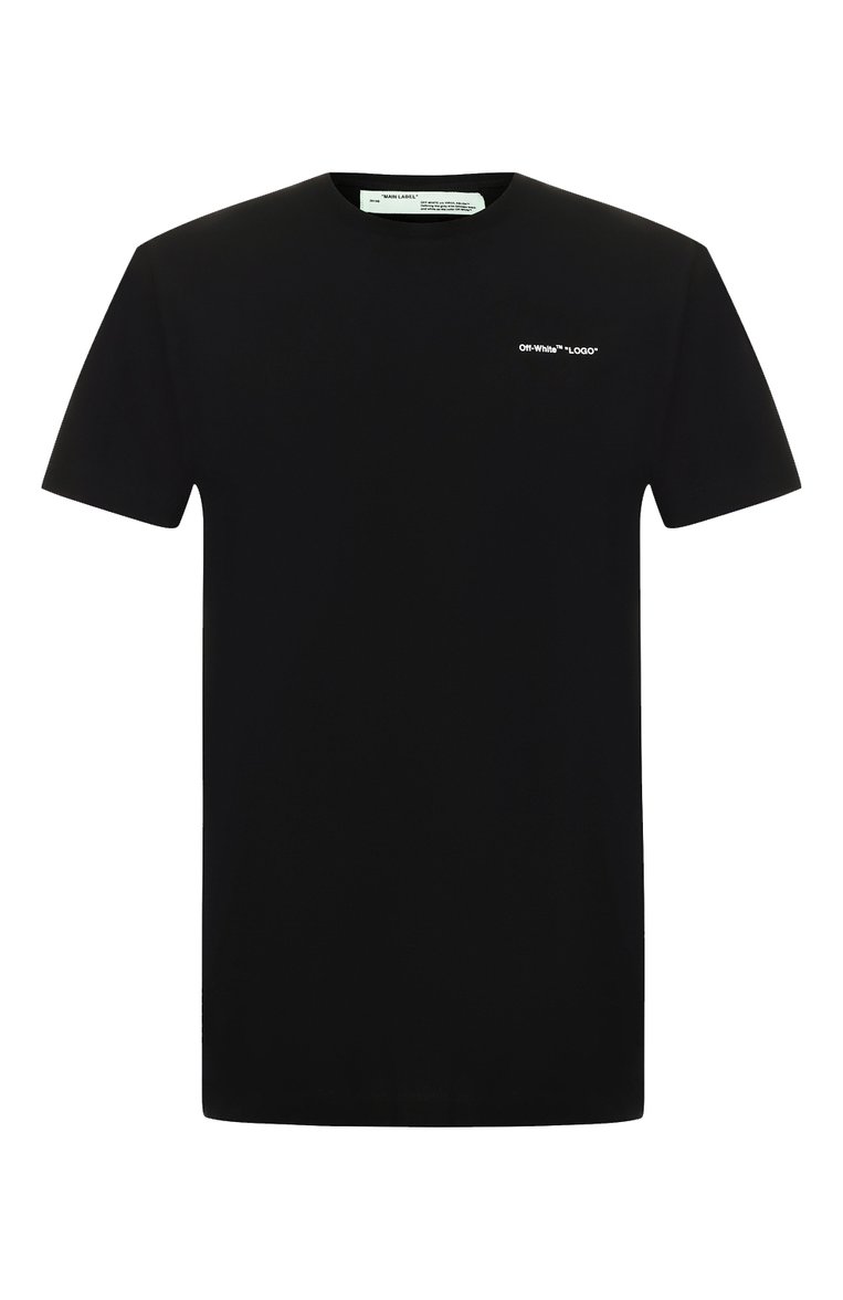 Хлопковая футболка OFF-WHITE, арт. 0MAA027S191850221001, фото 1