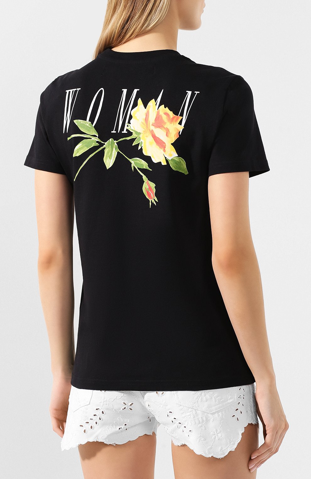 Хлопковая футболка OFF-WHITE, арт. 0WAA049S19B070601088, фото 4