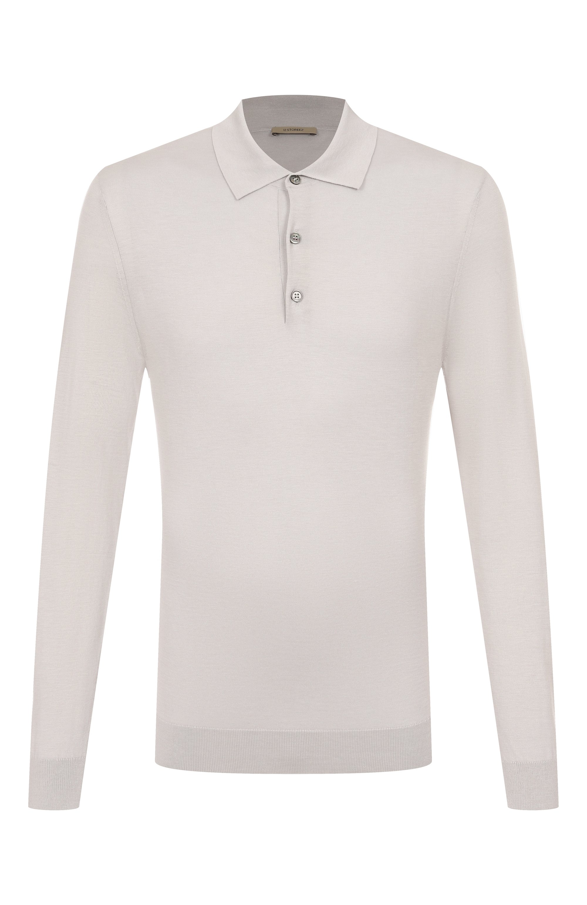 Поло из шелка и хлопка 12 STOREEZ, арт. 131253, фото 1