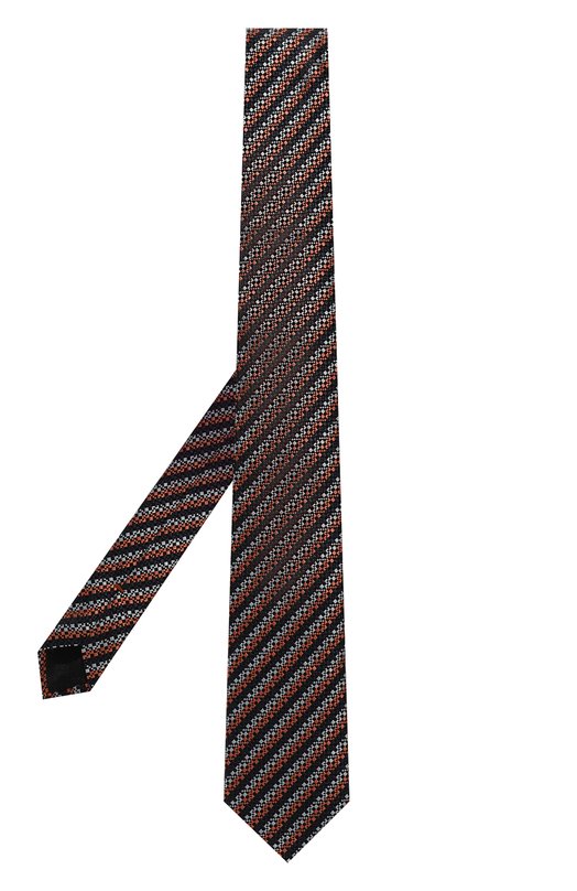 Шелковый галстук Zegna Z5D84TA5/1P8814 Оранжевый  Z5D84TA5/1P8814 Фото 3