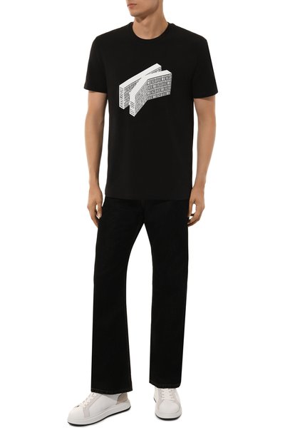 Хлопковая футболка DIRK BIKKEMBERGS, арт. PBMT0248, фото 2