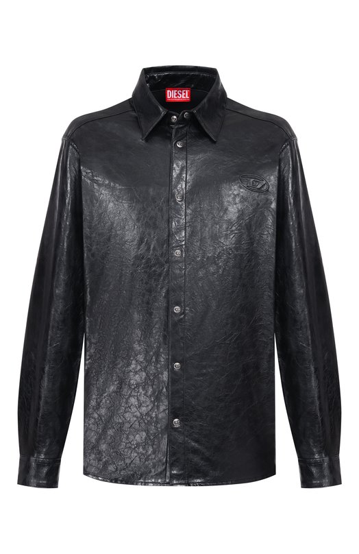 Рубашка из вискозы Diesel A20021/0QMBU Чёрный A20021/0QMBU