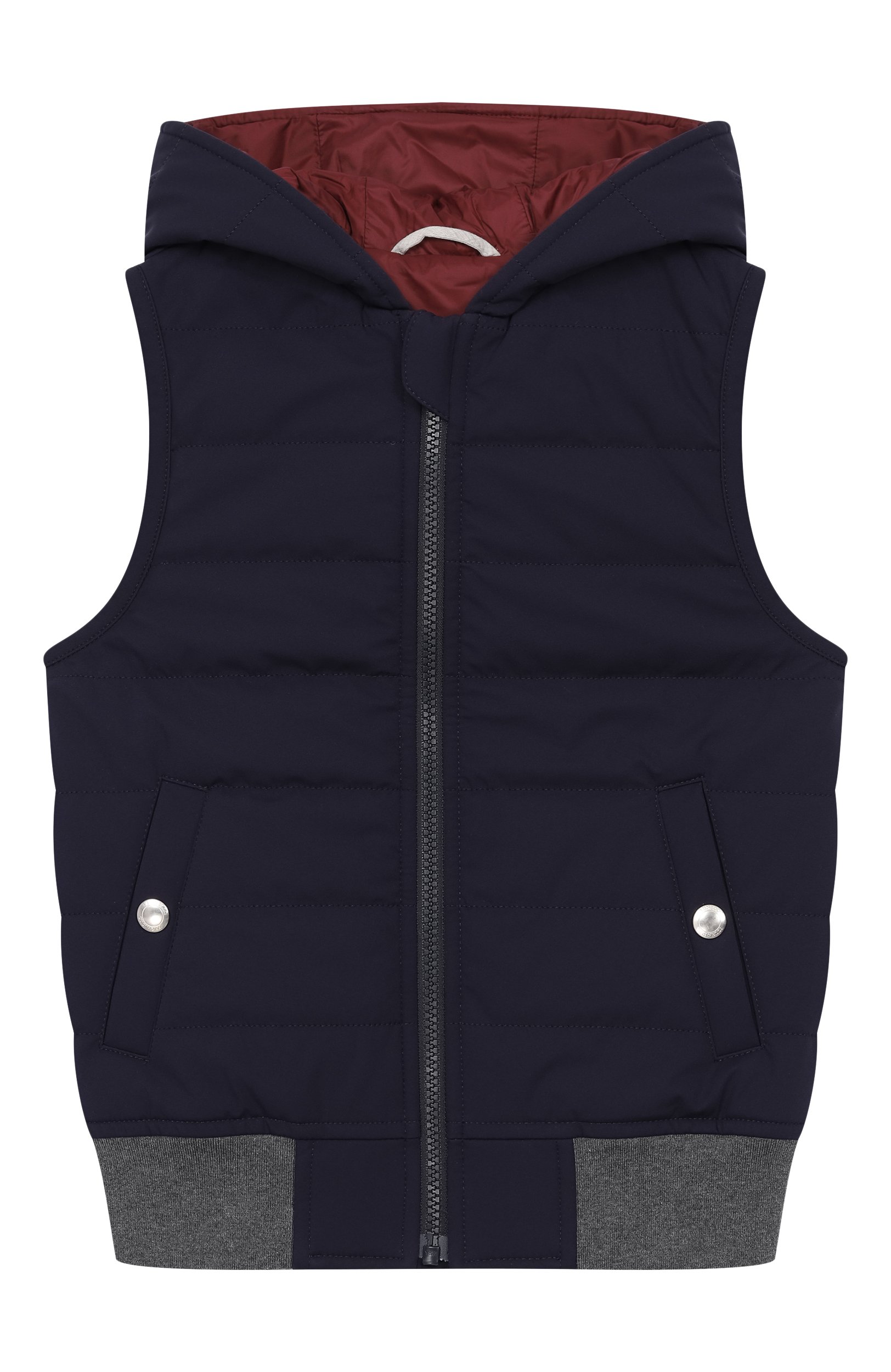 Утепленный жилет BRUNELLO CUCINELLI, арт. BV406J136A, фото 1