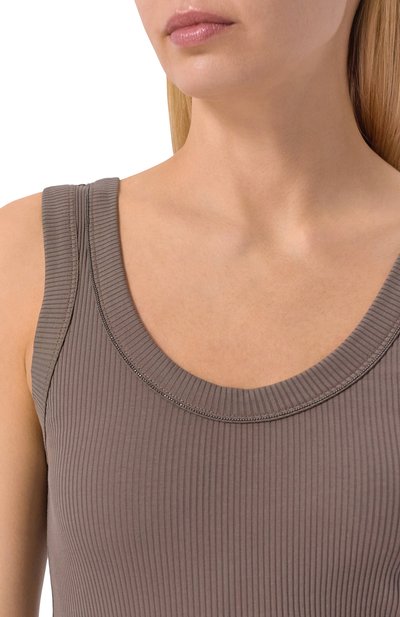 Хлопковая майка BRUNELLO CUCINELLI, арт. MG902FP100, фото 5