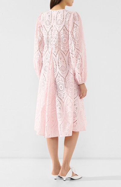 Хлопковое платье GANNI, арт. F3330, фото 4