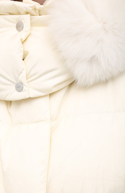 Пуховик ADD белого цвета по цене 94400 руб., арт. 2AW011, фото 5 Пуховик ADD, арт. 2AW011, фото 5