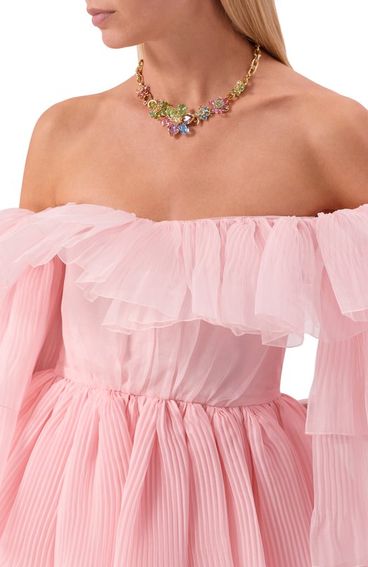 Шелковое платье Giambattista Valli 25FWSVTE5099/540RG Розовый  25FWSVTE5099/540RG Фото 5