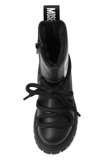 Кожаные ботинки MOSCHINO, арт. 81953/VAR4/28-35, фото 4