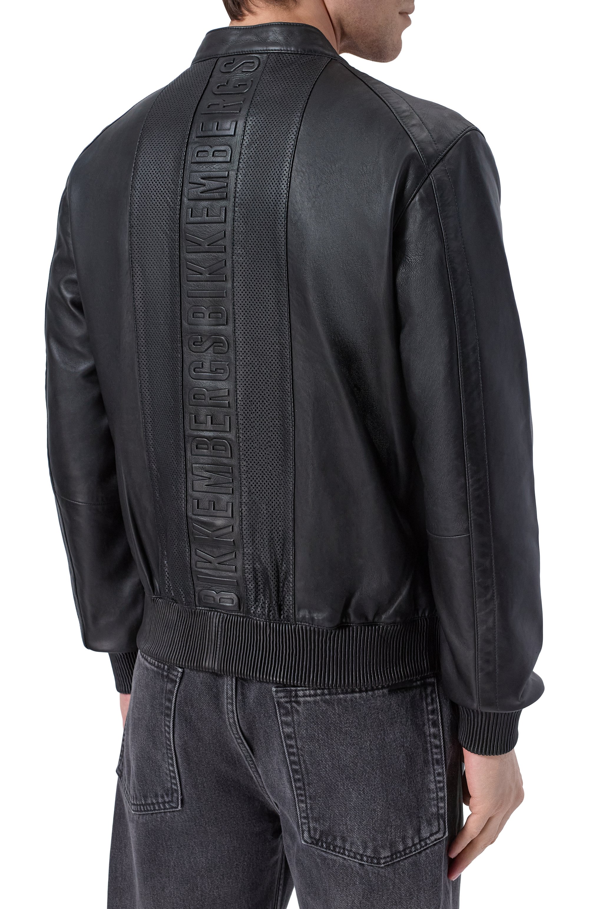 Кожаный бомбер DIRK BIKKEMBERGS, арт. BML1403, фото 4