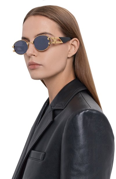 Солнцезащитные очки 9FIVE, арт. ST JAMES-BLACK & G0LD / DIAM0ND ALL0VER, фото 3