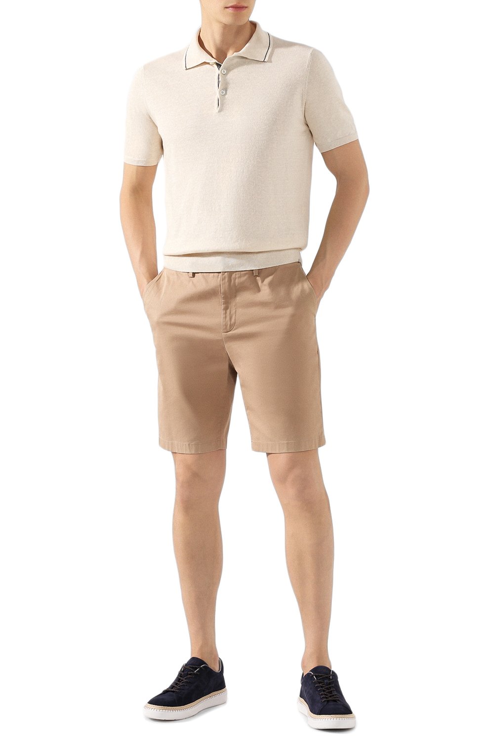 Поло изо льна и хлопка FIORONI, арт. MK20701C1, фото 2